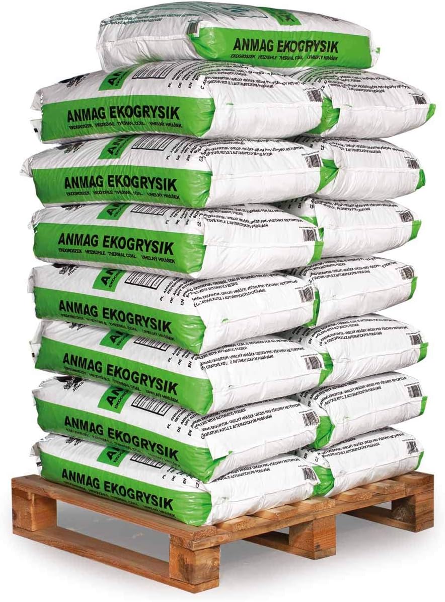 PALIGO Imex Piechota sehr fein 5-15 mm 20 kg x 15 Sack 300 kg 1 Palette Nusskohle Schmiedekohle Heizkohle Kesselkohle Esskohle Fettkohle